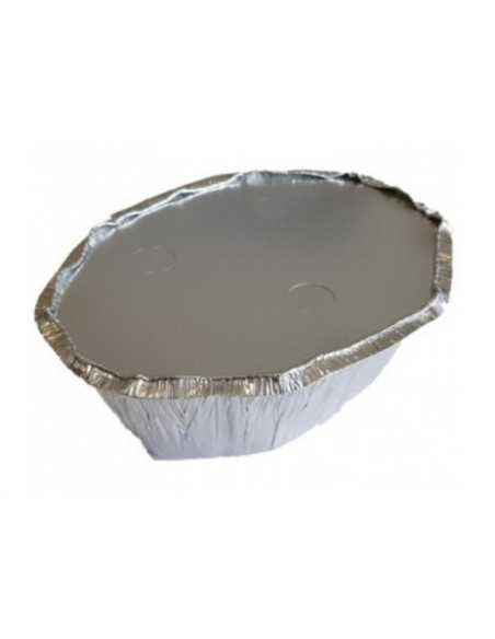 Embalagem de Alumínio 2400ml Oval c/ Tampa (100 unidades)