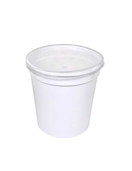 Caixa Alimentar para Sopa 1000ml em PP Plástico Redonda c/ Tampa (50 unidades)
