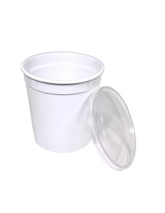 Caixa Alimentar para Sopa 1000ml em PP Plástico Redonda...