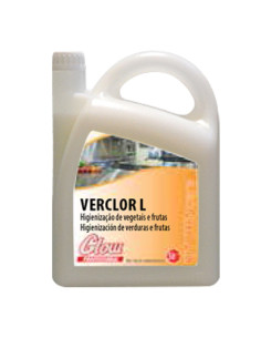 VERCLOR L - Higienização Vegetais Frutas com Casca Glow 5L
