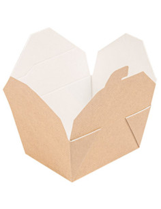 Caixa Cartolina Kraft 11,3x9x6,3cm para Menu 780ml (50... 2