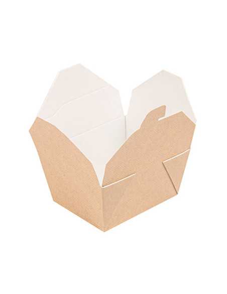 Caixa Cartolina Kraft 11,3x9x6,3cm para Menu 780ml (50 unidades)