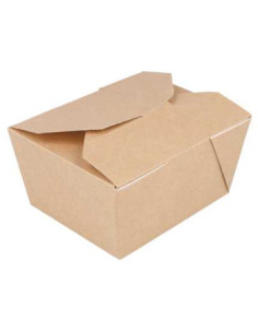 Caixa Cartolina Kraft 11,3x9x6,3cm para Menu 780ml (50...