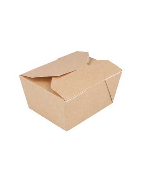 Caixa Cartolina Kraft 11,3x9x6,3cm para Menu 780ml (50 unidades)