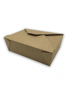 Caixa Cartolina Kraft 19,7x14x6,5cm 1980ml (50 unidades)