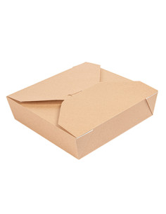 Caixa Cartolina Kraft 21,7x21,7x6cm 2910ml (100 unidades)