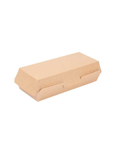 Caixa Cachorro Quente "Hot Dog" 7x12,2x26,5cm Natural (50 unidades)