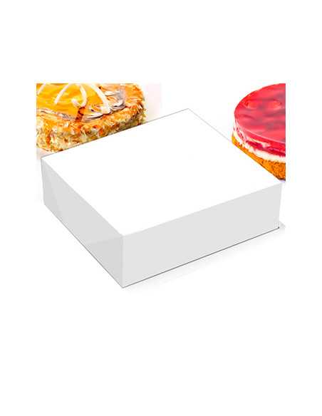 Caixa Cartolina Branca para Bolos 38x28x9,5cm (25 unidades)