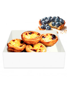 Caixa Cartolina Branca para Bolos 12,5x11x5cm (300 unidades)