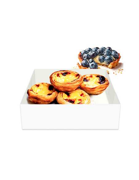 Caixa Cartolina Branca para Bolos 12,5x11x5cm (300 unidades)