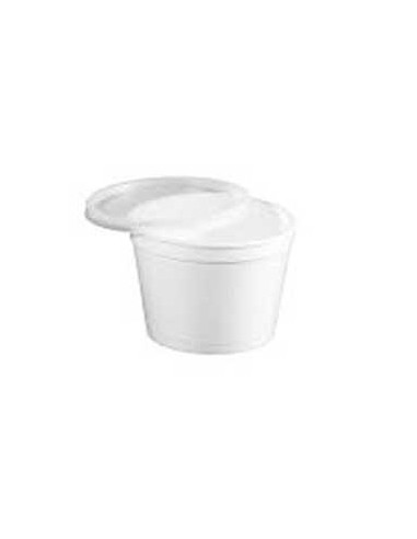Caixa Alimentar para Sopa 500ml PP Plástico Redonda c/ Tampa (50 unidades)