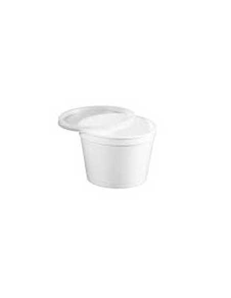 Caixa Alimentar para Sopa 500ml PP Plástico Redonda c/ Tampa (50 unidades)