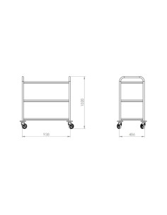 Carro Transporte Roupa Limpa 1570 da JMS 2