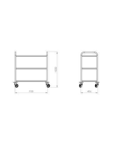 desenho do Carro Transporte Roupa Limpa 1570 da JMS