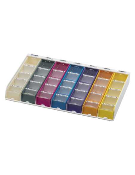 Organizador Semanal Pequeno Colorido da JMS