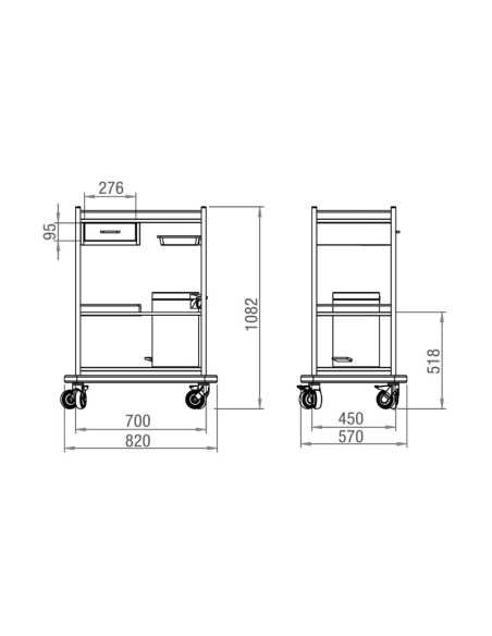 desenho do Carro Pensos com Gaveta 1515 da JMS desenho do Carro Pensos com Gaveta 1515 da JMS