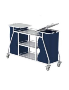 Carro para Roupa Suja e Limpa Duplo HCS
