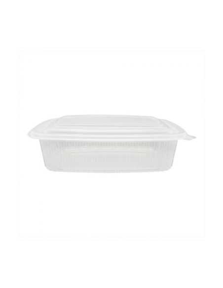 Caixa Reutilizável PP 500ml Rectangular c/ Tampa (50 unidades)