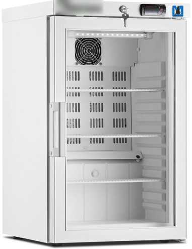 Frigorífico Farmácia MPRA66 DIN 13277 da Medgree com porta de vidro