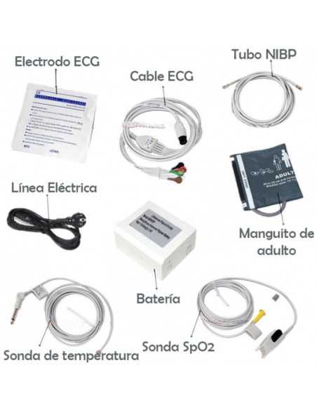 Monitor Portátil de Sinais Vitais MB8000