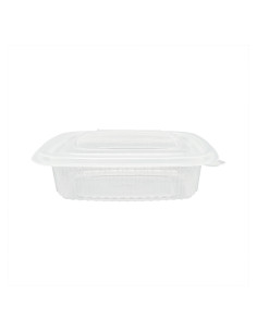 Caixa Reutilizável PP 375ml Rectangular c/ Tampa (50...