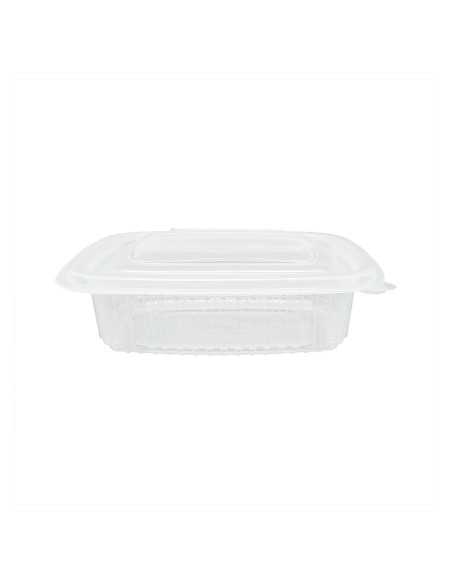 Caixa Reutilizável PP 375ml Rectangular c/ Tampa (50 unidades)