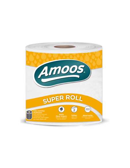 Rolo Papel Multiusos super roll amoos