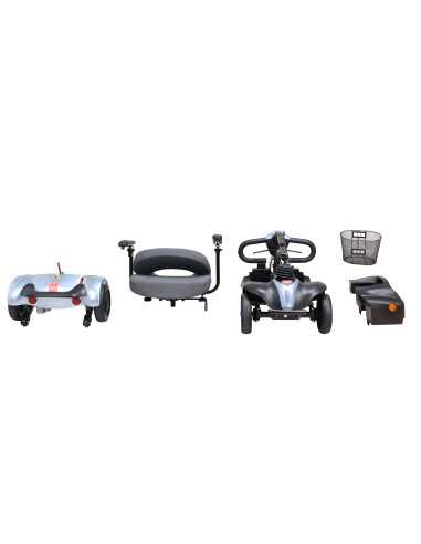 Scooter Elétrica Liberty Mini OrthosXXI desmontada