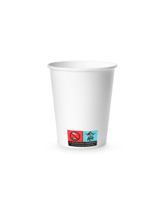 Copos Papel 200ml - 7oz Brancos (50 unidades)