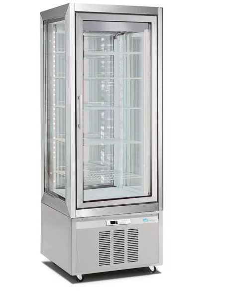 Vitrine Refrigerada de 4 Faces para Pastelaria e Bebidas