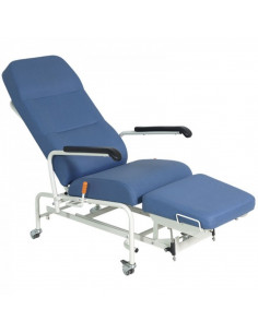 Cadeira Reclinável a Gás H1504 da Hidemar em azul