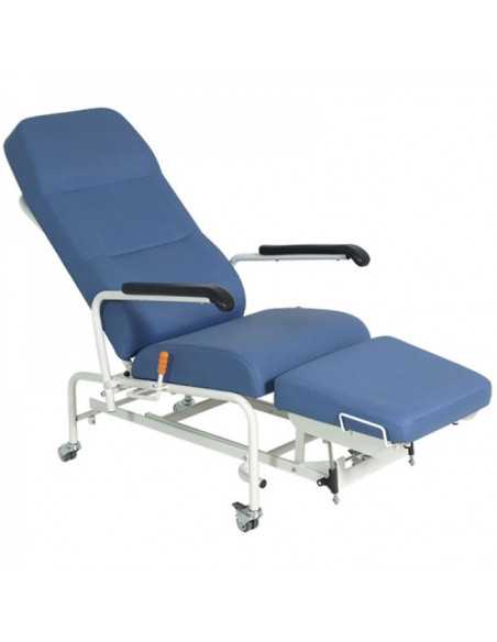 Cadeira Reclinável a Gás H1504 da Hidemar em azul