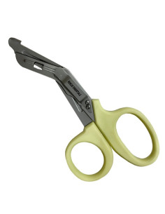 Tesoura de Trauma Inox com Grampo e Cabo Fluorescente da rescue essential 50-0672