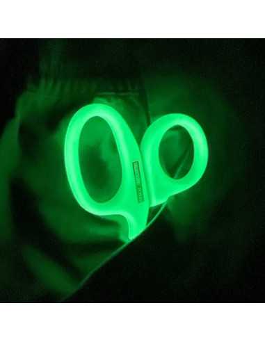 Tesoura de Trauma Inox com Grampo e Cabo Fluorescente da rescue essential 50-0672 a brilhar