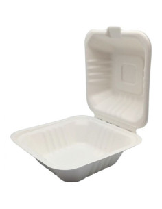 Caixa Hamburguer Cana de Açucar 15x15cm (50 unidades)