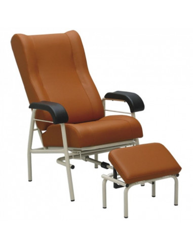 Cadeira de Quarto com Braços Reclinação Manual
