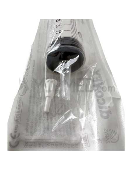 embalagem individual de Seringa de Alimentação 100ml da marca Zarys embalagem individual de Seringa de Alimentação 100ml da marca Zarys