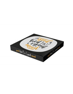 Caixa Pizza Cartão Kraft 360x360x40mm (100 unidades)