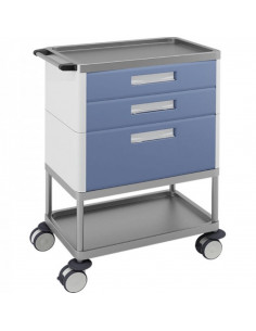 Carrinho Multifunções com Gavetas H773 da Hidemar em azul