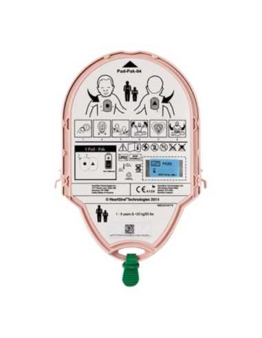 Bateria e Elétrodos Heartsine Pediátricos Samaritan PediPak