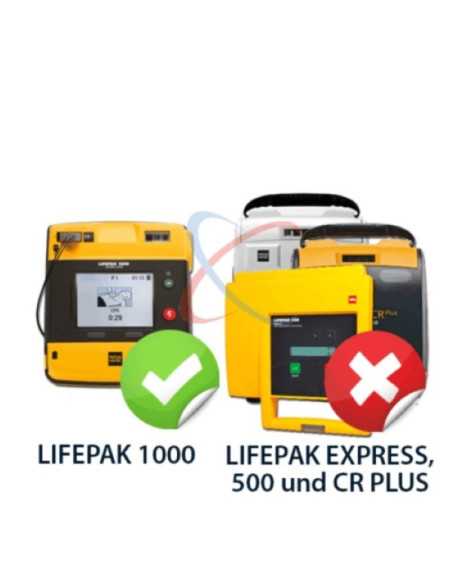 compatibilidade Bateria Lifepak 1000 11141-000100