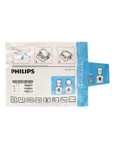 embalagem de Elétrodos Pediátricos Heartstart HS1 M5072A da Philips
