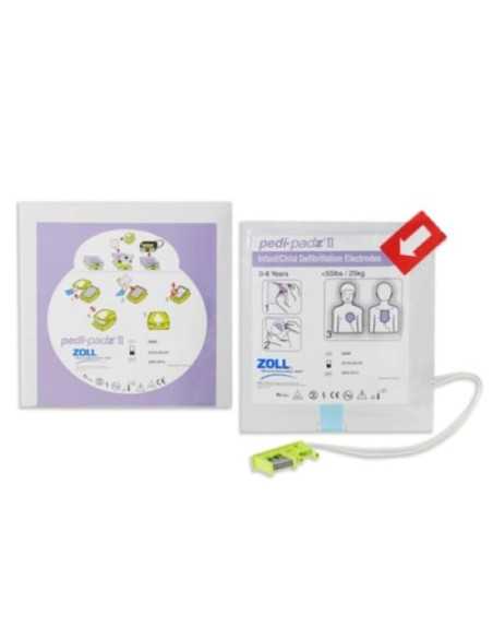 embalagem de Elétrodos Pediátricos Pedi-padz II 8900-0810-01 da ZOLL embalagem de Elétrodos Pediátricos Pedi-padz II 8900-0810-01 da ZOLL