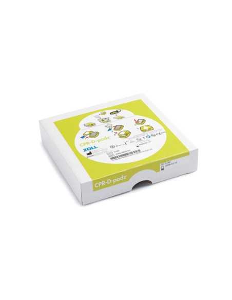 caixa dos Elétrodos Adulto CPR-D padz 8900-0800-01 da ZOLL