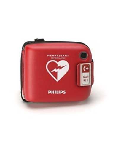 Mala Vermelha Heartstart FRx 989803139251 da Philips de frente
