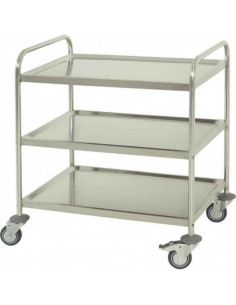 Carro Multiusos 3 Prateleiras em inox H293 da Hidemar