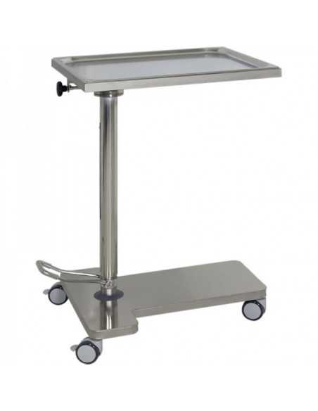 Mesa Instrumentos com Elevação e Tampo Giratório em Inox H228 da Hidemar