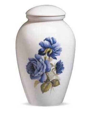 Urna de Porcelana (Rosa Azul) CEAU202