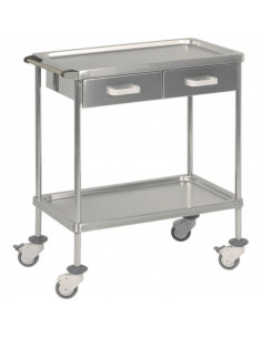 Carro Curativos 2 Gavetas H226.2 da Hidemar