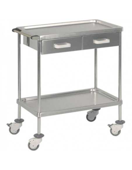 Carro Curativos 2 Gavetas H226.2 da Hidemar